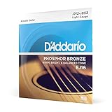 D'Addario EJ16 Phosphor Bronze Light (.012–.053) .12–.53 strings