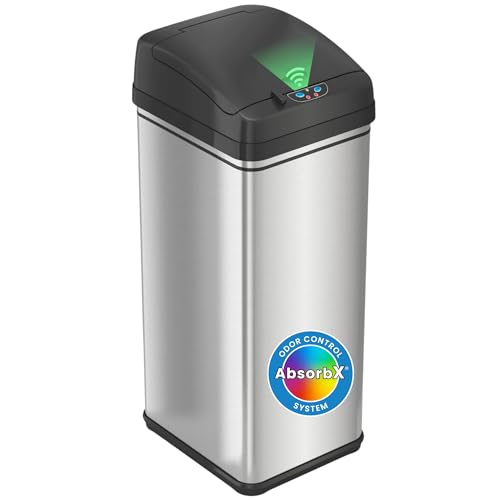 iTouchless 13-Gallon Automatic Trash Can