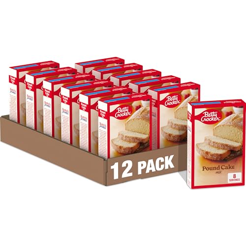 Betty Crocker Pound Cake Mix, 16 oz. (Pack of 12)