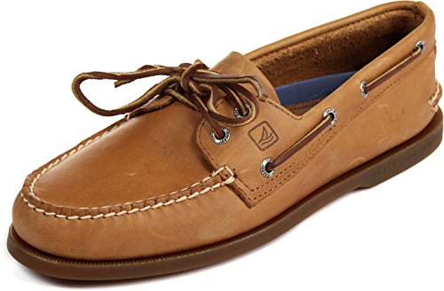 Sperry Men's Authentic Original 2-Eye Boat Shoe, Sahara, 9.5 M US