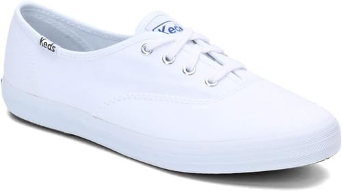 Keds Women's Champion Sneaker,White Canvas,8 M US