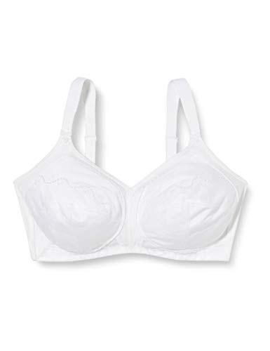 (-35%) Triumph Damen Minimizer-BH Doreen + Cotton 01 N, ohne Bügel, ohne Polsterung, Verstellbare Träger, 105F, Weiß