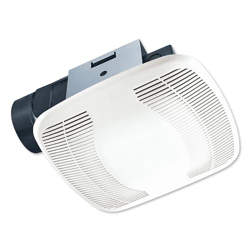 Air King 90 CFM 3.0 Sones Ceiling Mounted Snap-In Installation Bathroom Exhaust Fan, BFQ90