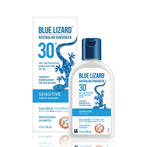 Blue Lizard Sensitive SPF 30+ Sunscreen Expert-Recommended Dermatologists love