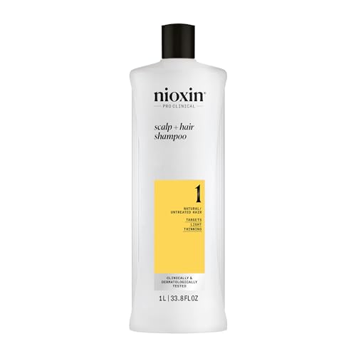 Nioxin Scalp + Hair Thickening System 1 Shampoo, 33.8 Fl oz