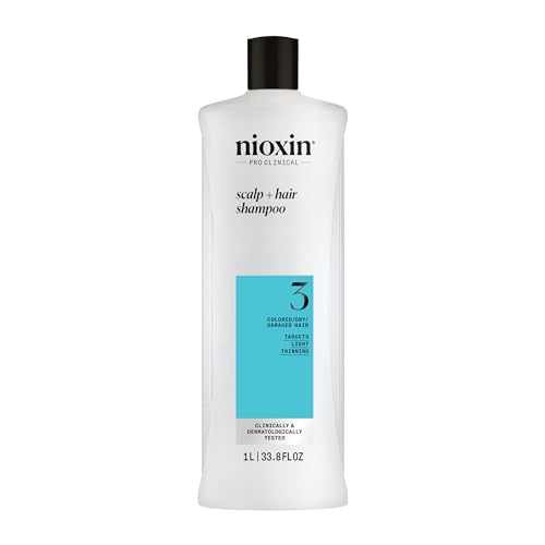 NIOXIN System 3 | Scalp & Hair Shampoo | Colored, Dry, & Damaged Hair