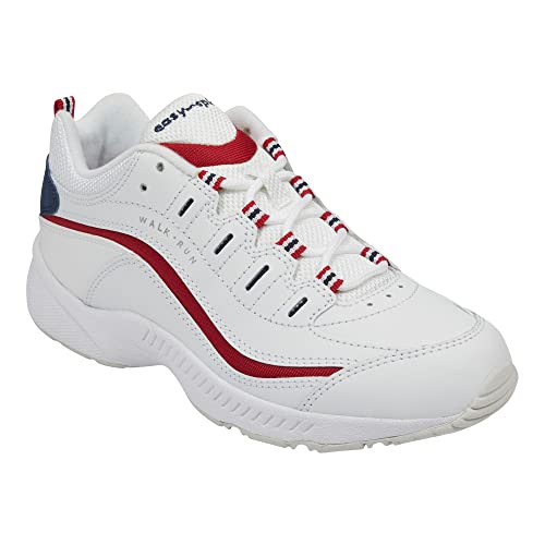Easy Spirit womens Romy Sneaker, White 140, 7 US