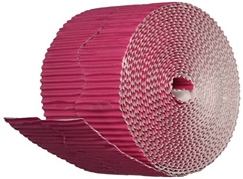 Bordette 0037346 Scalloped Decorative Border, 50' Length X 2-1/4" Size, Magenta (294443734022)