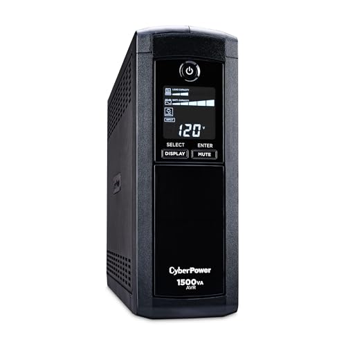 CyberPower Intelligent LCD UPS System Plenty of Power Outlets A robust UPS that conditions power
