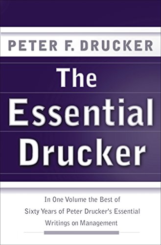 The Essential Drucker (By: Peter F. Drucker) cover