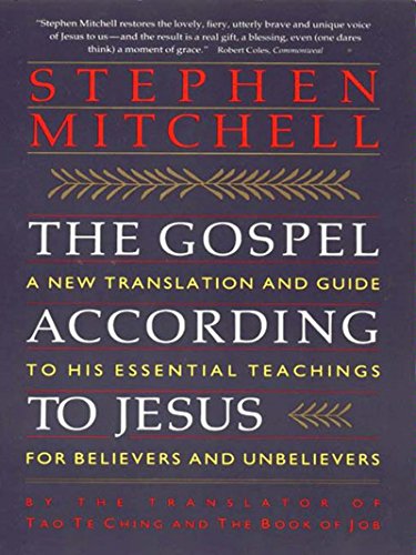The Gospel According to Jesus book cover