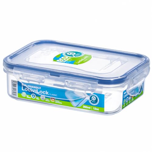 🔥 SELTEN SO GÜNSTIG (-58%) LocknLock CLASSIC Frischhaltedose | 360 ml | 15,1 x 10,8 x 4,5 cm | 100 % luft- und wasserdichte Vorratsdose | Spülmaschinen-, und Mikrowellengeeignet | BPA-Frei | 4-fach Sicherheits-Verschluss
