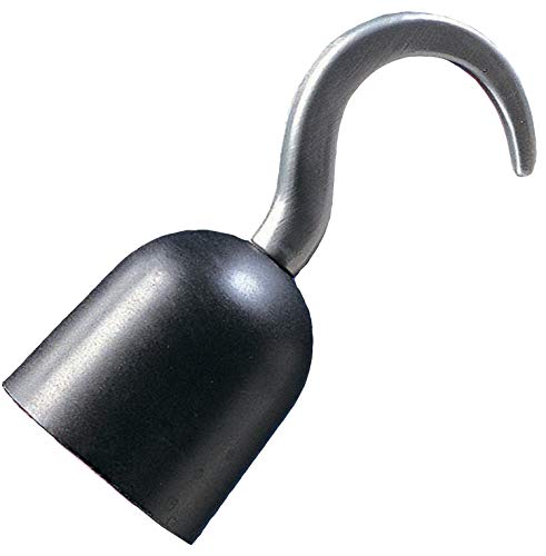 Rubies Unisex Plastic Pirate Hand Hook Costume Accessory for Themed Parties and Halloween, As Shown, 8" x 4"