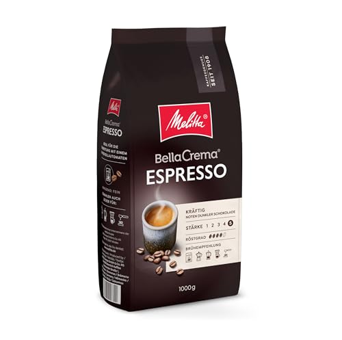 (-31%) Melitta BellaCrema Espresso, Kaffeebohnen, Stärke 5/5, 1KG