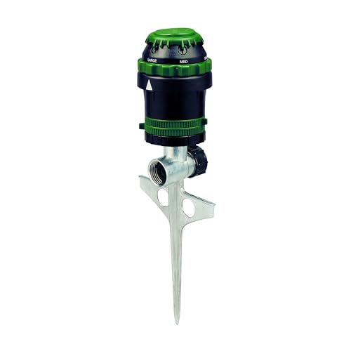 Orbit 58573N H2O-Six Gear-Drive Sprinkler on Metal T-SpikeMelnor 65137AMZ MiniMax Turbo Oscillating Sprinkler on Step S