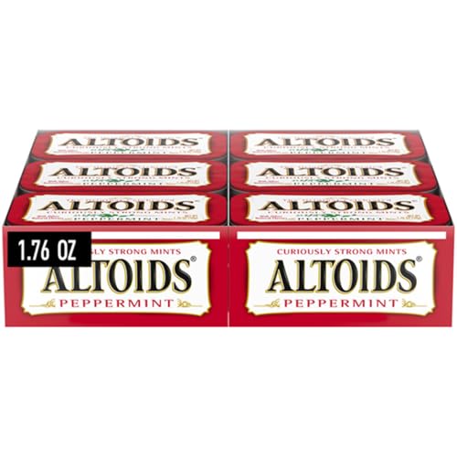 Altoids Classic Peppermint Breath Mints, 1.76 Ounce (Pack of 12)