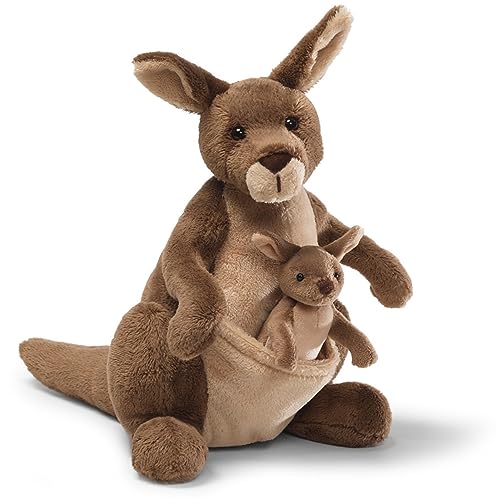 Gund Jirra Kangaroo With Removable Joey Plush Stuffed Animal For Ages