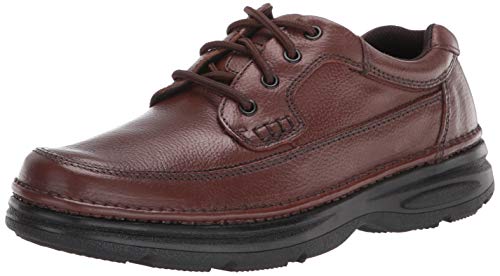 Nunn Bush mens Cameron Moc Toe With Comfort Gel Footbed Oxford, Brown, 10.5 US