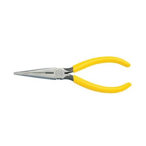 Klein Tools D203-7 Needle Nose Pliers, Long Nose Side Cutters, Heavy Duty Alligator Pliers, 7-Inch