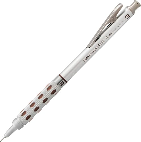 Pentel GraphGear 1000 Mechanical Pencil, (0.5mm) Point Size, Black Barrel, 1 Each (PG1015A)