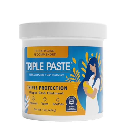 Triple Paste Diaper Rash Cream Hypoallergenic Medicated Ointment For