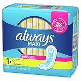 Always Maxi Feminine Pads (24 count) for only $2.70 shipped