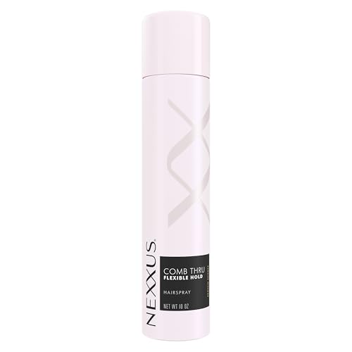 Nexxus Comb Thru Flexible Hold Hair Spray, Brushable Finish, 72H Humidity Shield, 10 oz