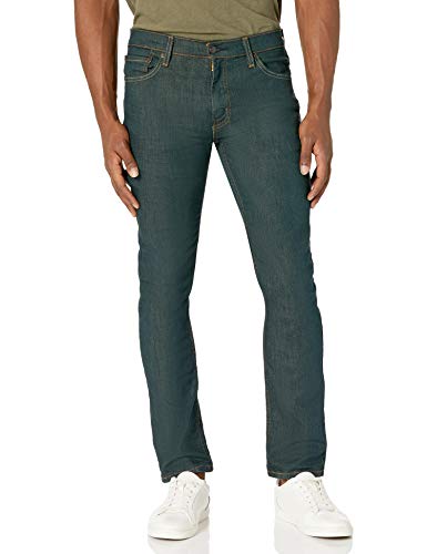Levi's Men's 511 Slim Fit Jeans (Regular and Big & Tall), Rinsed Playa-Stretch (Waterless), 34W x 32L