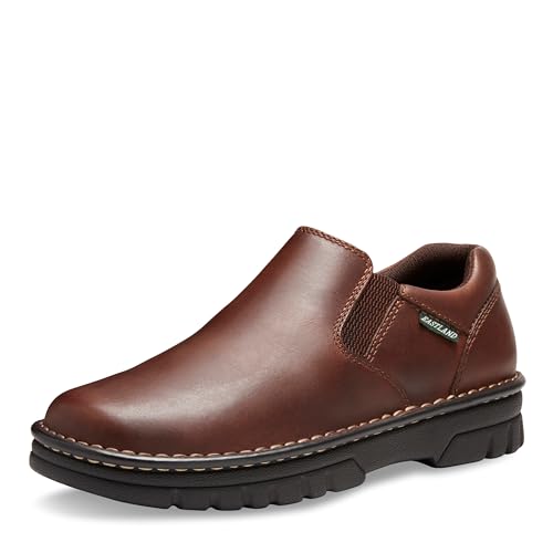 Eastland mens Newport loafers shoes, Brown, 10.5 Wide US