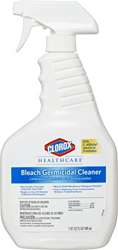 Healthcare Bleach Germicidal Cleaner Spray 32 Fluid Ounces Package
