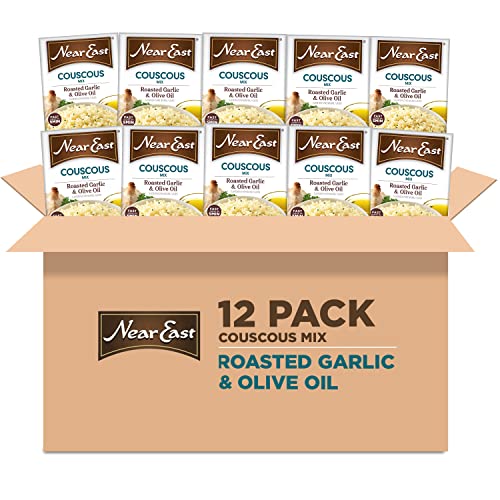 Near East Couscous Mix, Roasted Garlic & Olive Oil, 5.8 Oz, Pack of 12
