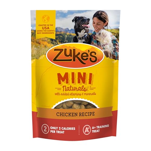 Zuke's Mini Naturals Soft Dog Training Treats Chicken Recipe