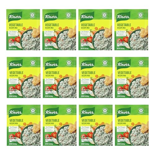 Knorr Recipe and Soup Mix 12 Count Vegetable For Soups, Sauces and Simple Meals No Artificial Flavors 1.4 oz