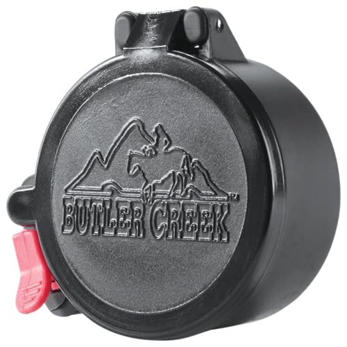 Butler Creek unisex adult Eye piece lens Scope Cover, Size 19 (1.73-Inch, 43.9mm), Black