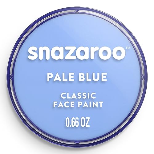 Snazaroo Classic Face and Body Paint, Pale Blue Colour, Water Based, Easily Washable, SFX Makeup