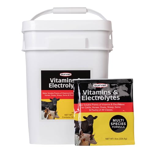 DURVET 136028 Vitamins & Electrolytes, 8 oz