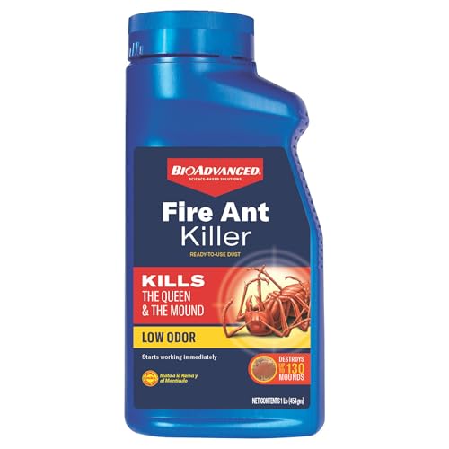 BioAdvanced Fire Ant Killer, Dust, 1 lb, 130 Mounds