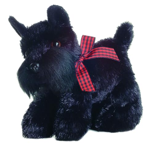 Aurora® Adorable Mini Flopsie™ Scotty™ Stuffed Animal - Playful Ease - Timeless Companions - Black 8 Inches