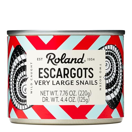 Roland Foods Escargot Snails, Very Large, 7.75 Ounce, Pack of 12