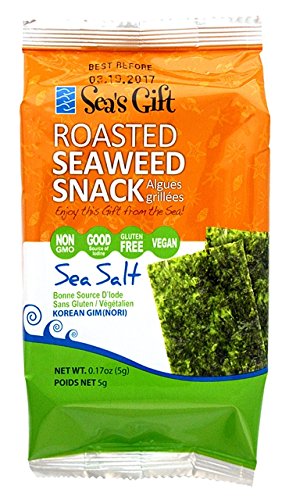 [Amazon] 씨즈기프트 김 도시락김 24봉 (Sea's Gift Korean Seaweed Snack, Pack of 24)