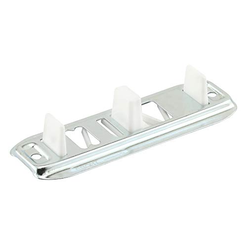Prime-Line N 6560 Stamped Steel, Adjustable, Closet Door, Floor Guide (2 Pack)