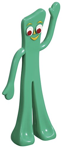 NJ Croce 6" Gumby Bendable Figure, Classic Vintage Toy, Safe for Kids, Original The Gumby Show Figure, Great Gift for Kids and Collectors, Nostalgic Present.