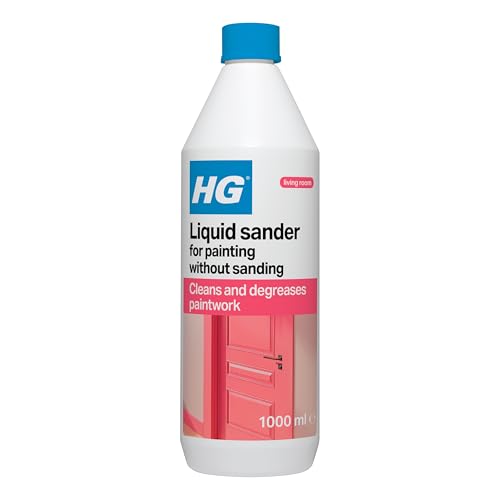 HG Liquid Sander Concentrated Pre Paint Cleaner, Degreaser by HG Cleaning Products, Degreasing Cleaner Removes Dirt & Grease Pre-Painting, Prepares Paintwork & Untreated Surfaces - 1 Litre (309100106)