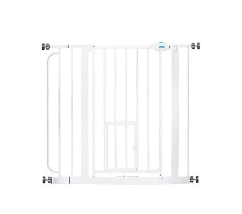 Carlson Extra Wide Walk-Through Dog Gate with Pet Door
