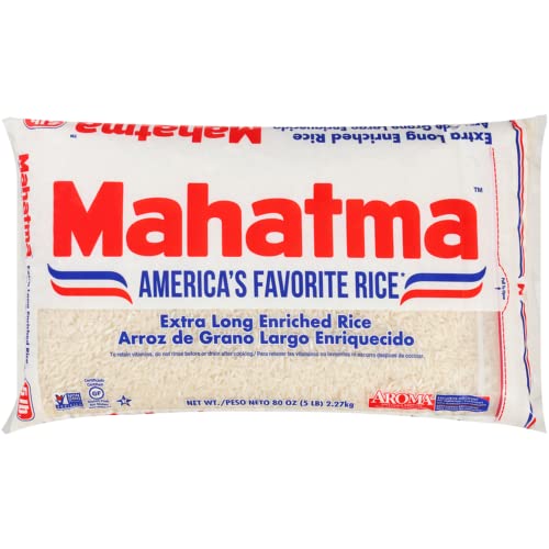Mahatma Extra Long Grain Rice 5 Pound Rice Bag Gluten Free And Non