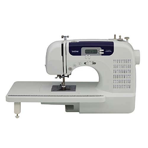 Brother CS6000i — 60 stitches, LCD display, and wide quilting table in the best-value computerized sewing machine pac...