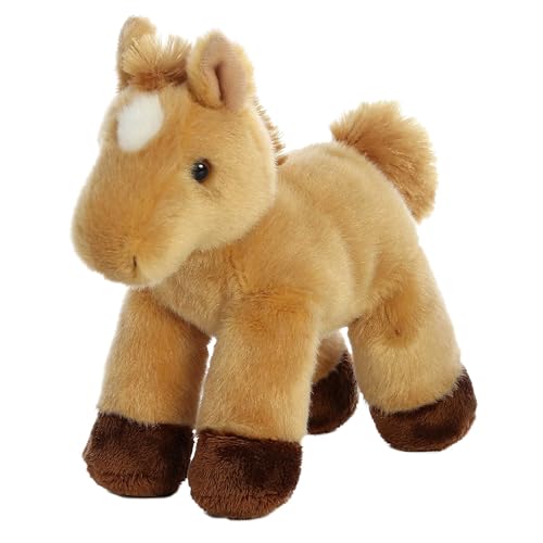 Aurora® Adorable Mini Flopsie™ Prancer™ Stuffed Animal - Playful Ease - Timeless Companions - Brown 8 Inches