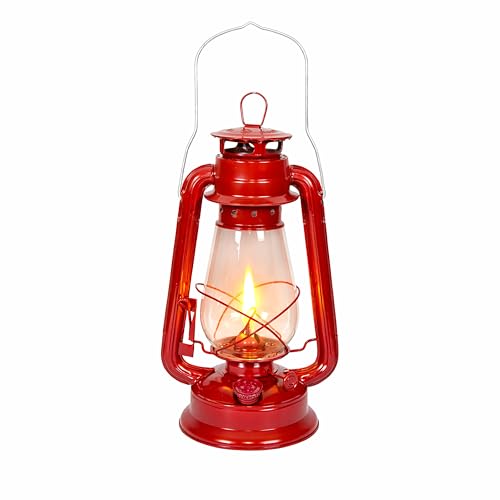 Stansport 12" Hurricane Lantern (127), 12inch, Red