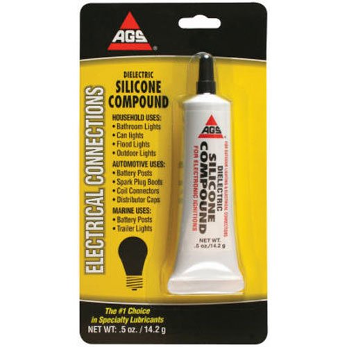 AGS Automotive Solutions Dielectric Silicone Grease – 0.5 oz Tube, Prevents Electrical Faults, Ensures Rust-Free Connections, Automotive Lubricant
