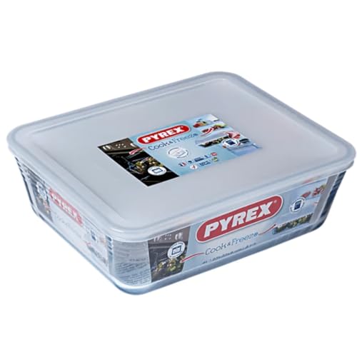 Pyrex Cook And Freeze Rectangular Dish With Lid 0.8L